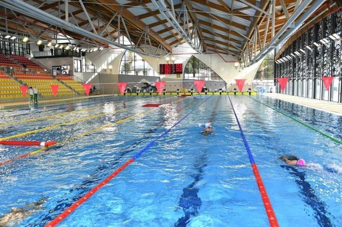 Inauguration de la piscine olympique de Ben Aknoun à Alger