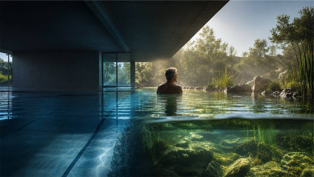 De la piscine à l’eau vivante