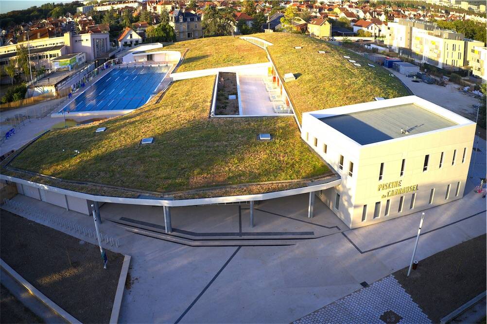 Magnifique inauguration de la piscine du Carrousel à Dijon.